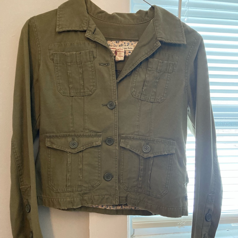 Abercrombie and Fitch green jacket